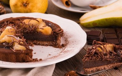 Tarte soleil poire chocolat : recette facile et gourmande à partager